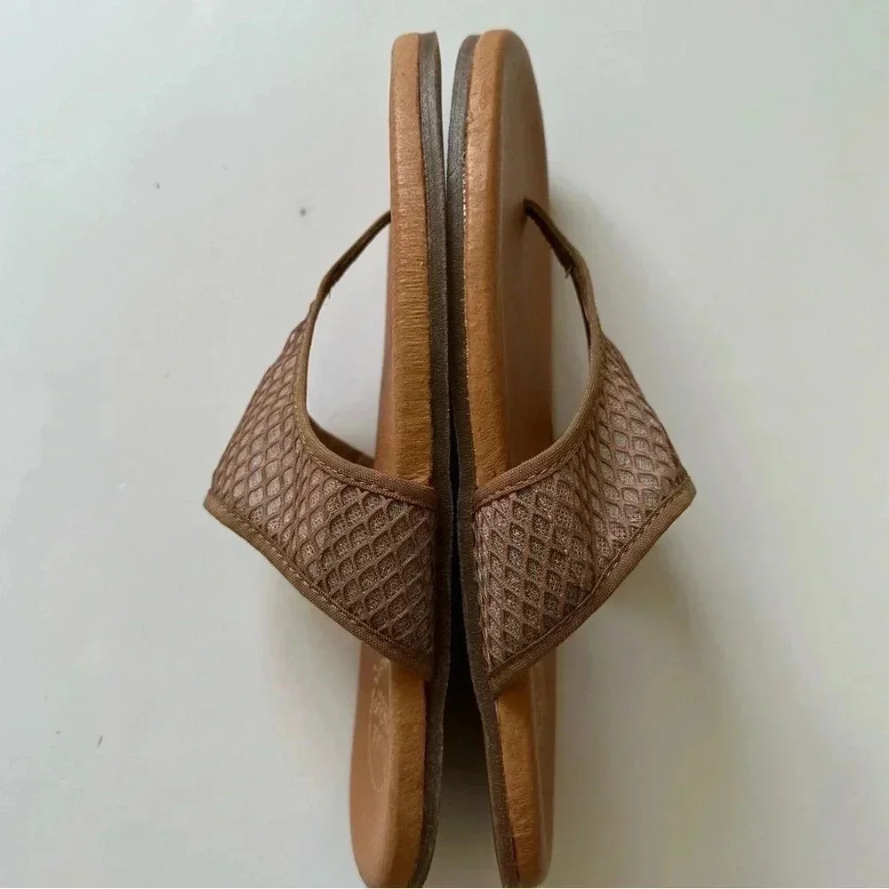 Andre‎ Assous Paige Sandal Taupe Mesh Size 40
